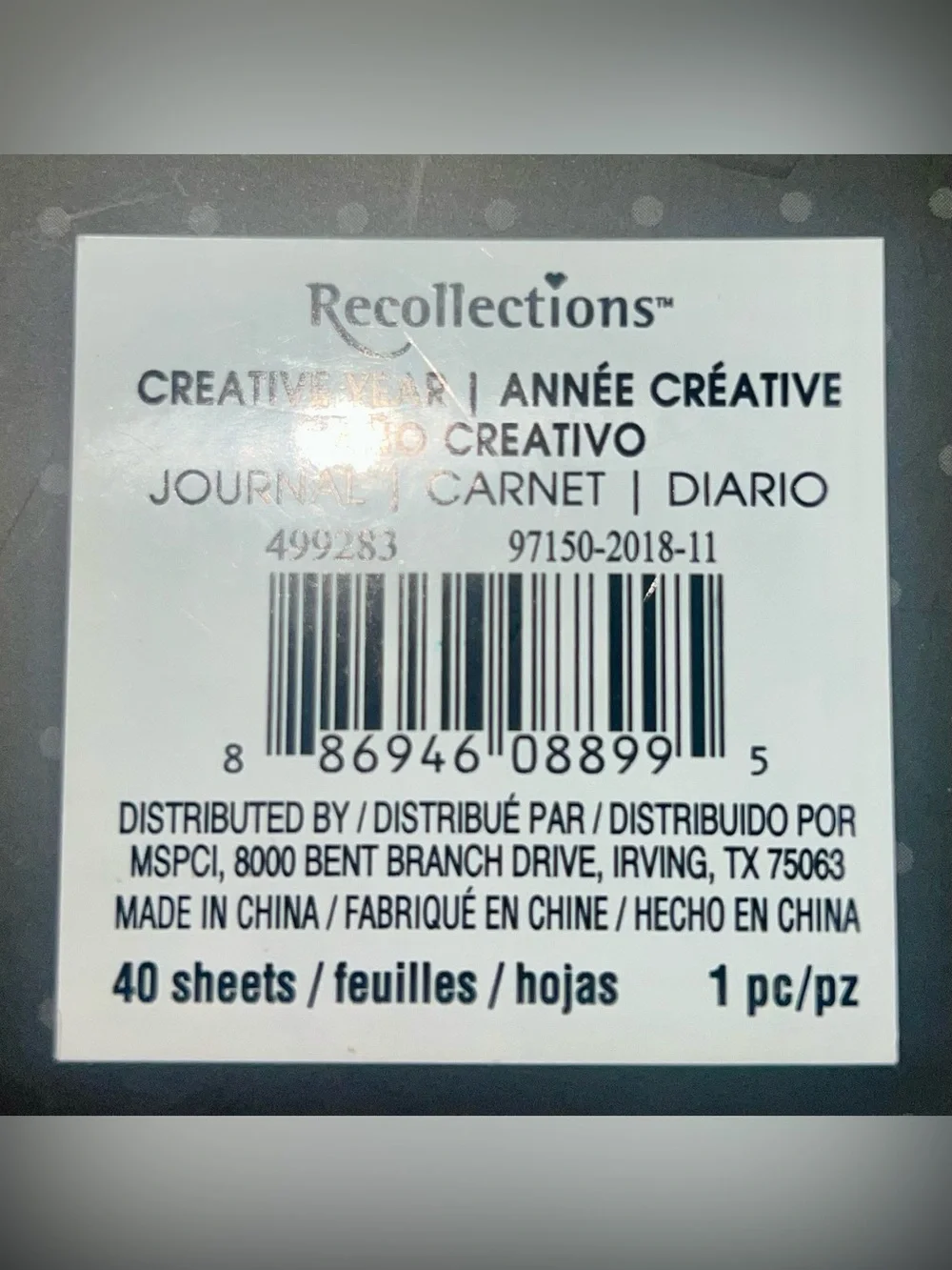 Recollections Projects Planner Insert Journal Notebook Discbound Refill